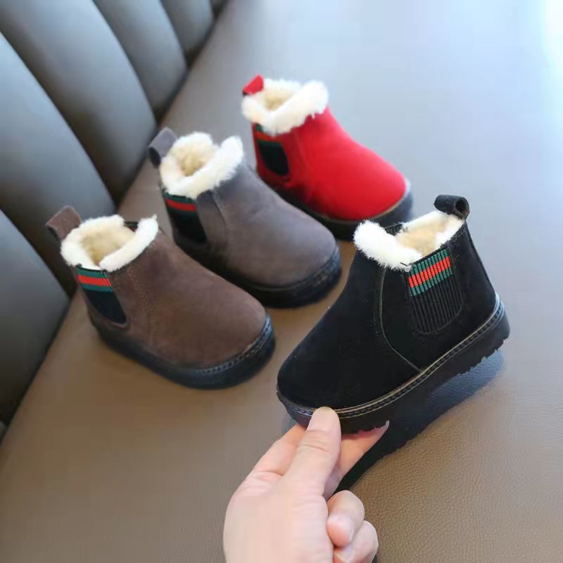 Winter Plus Velours Kinder-Schneestiefel