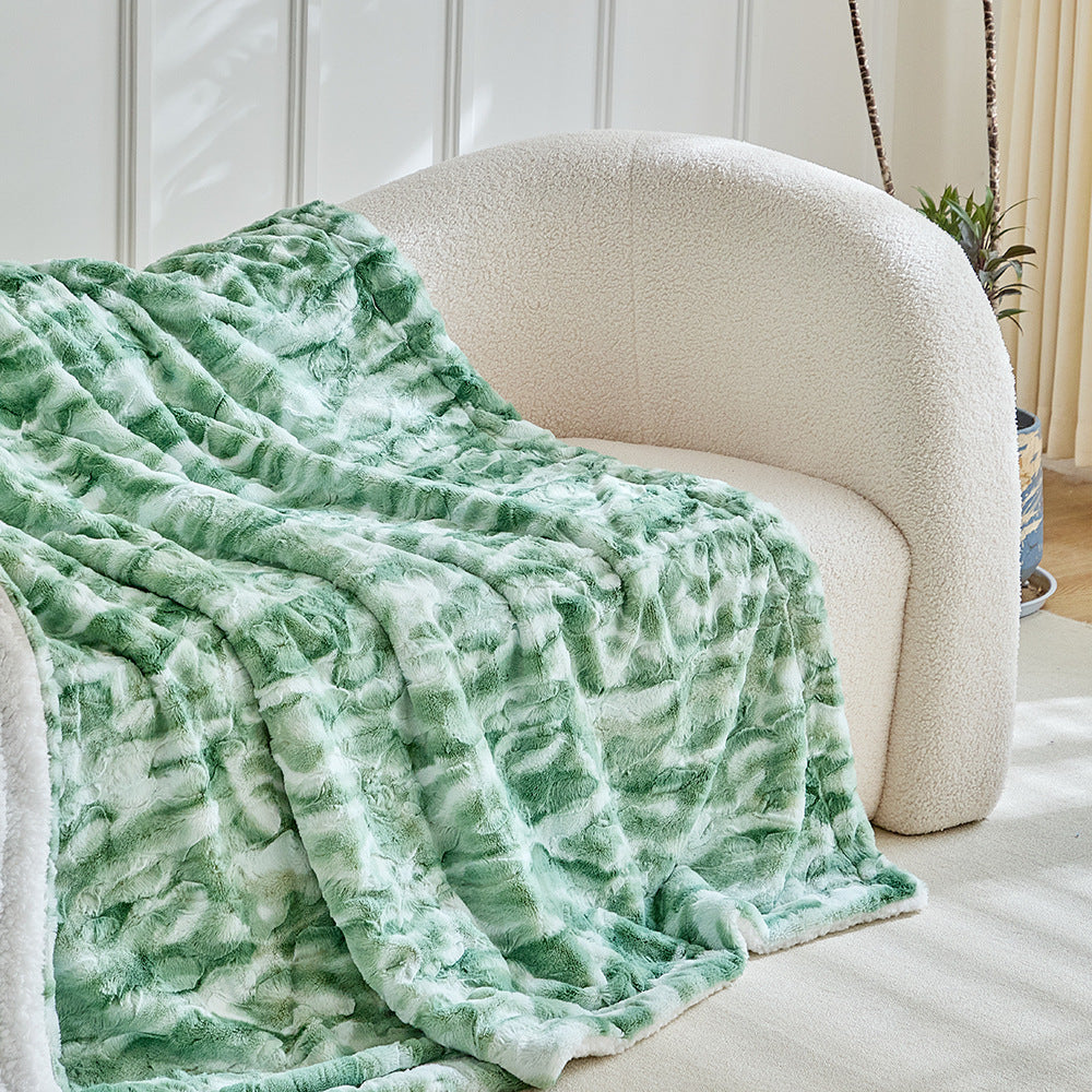 Kuschelige Decke mit Muster