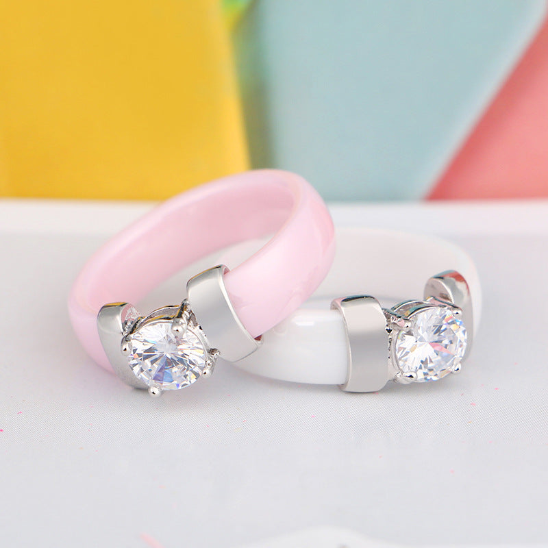 Keramikring mit Diamant-Einlage – Bild 7 | LuxeStyle