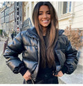 Weicher Polyester-Parka mit Standkragen – Bild 6 | LuxeStyle