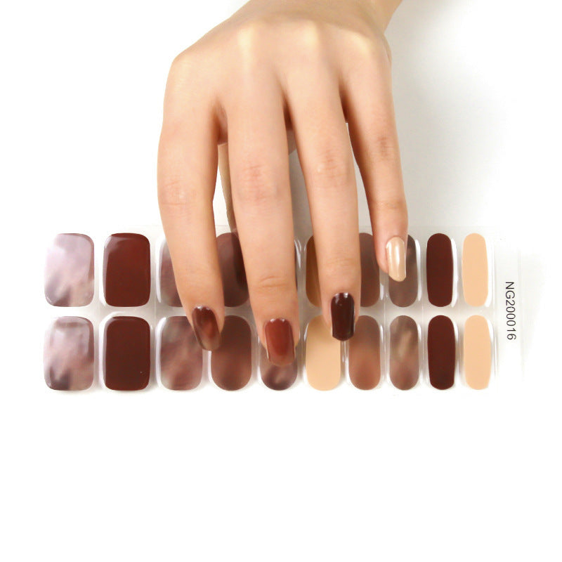 Koreanische Semi-Cured Nagelsticker zum Aufkleben – Bild 2 | LuxeStyle