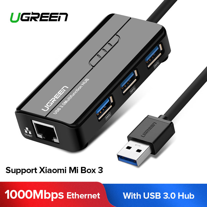 USB-Ethernet-Adapter mit 3-Port-USB-Hub – Bild 5 | LuxeStyle
