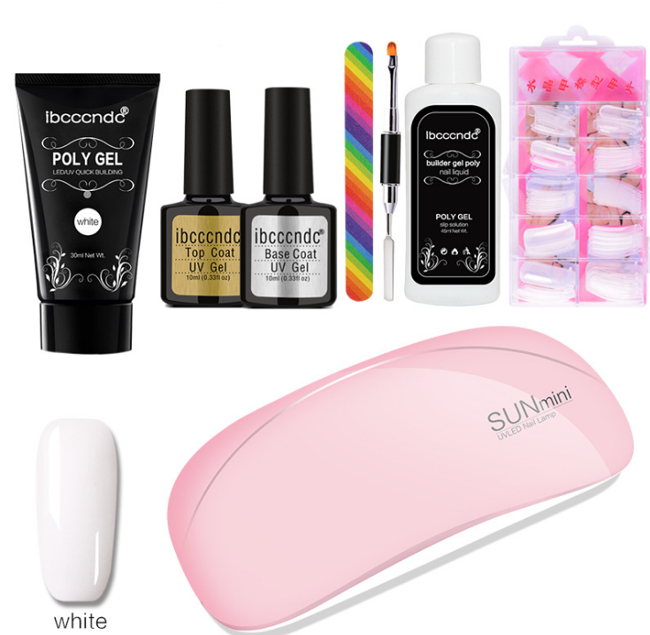 Painless Crystal Gel Nagelverlängerungs-Set