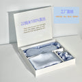 Seiden-Set: Kissenbezug, Schlafmaske, Haargummi – Bild 1 | LuxeStyle