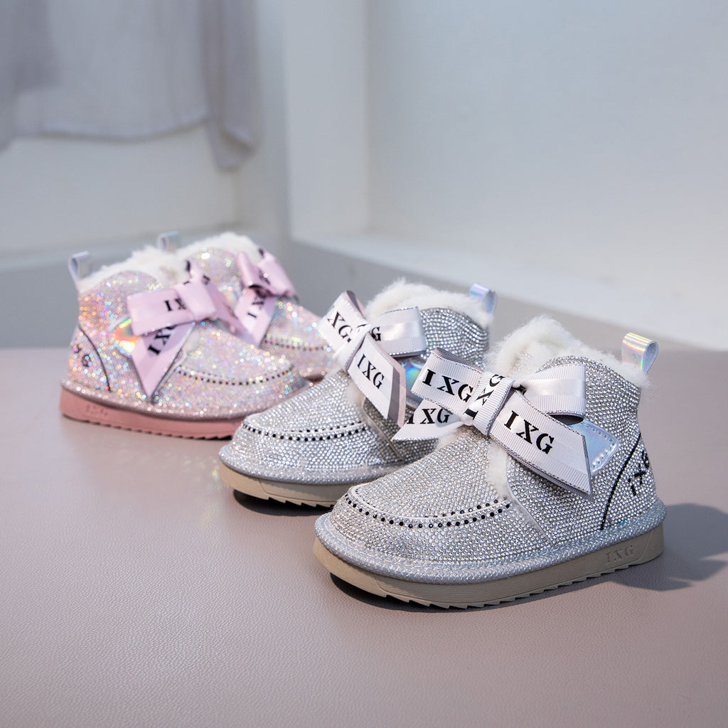 Glitzer Prinzessin Thermo-Baumwollschuhe – Bild 5 | LuxeStyle