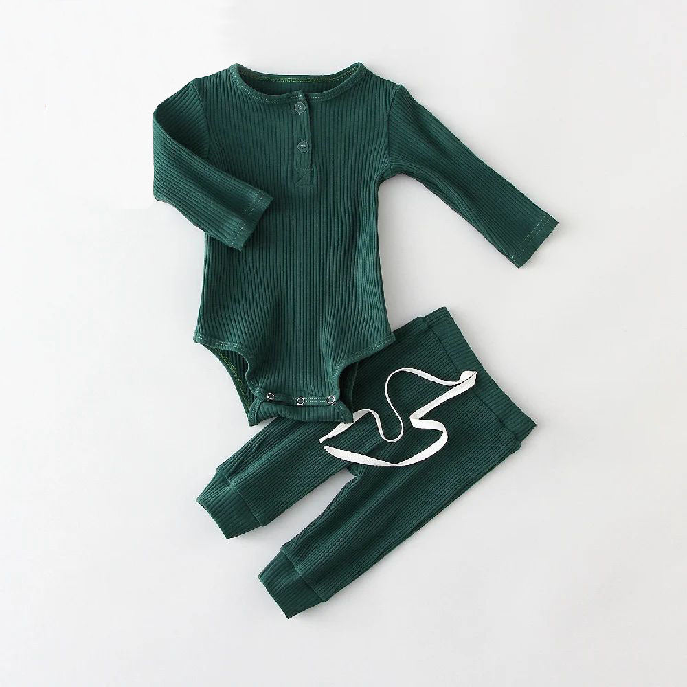 Corduroy Baby Set Striped 2-Teilig – Bild 6 | LuxeStyle