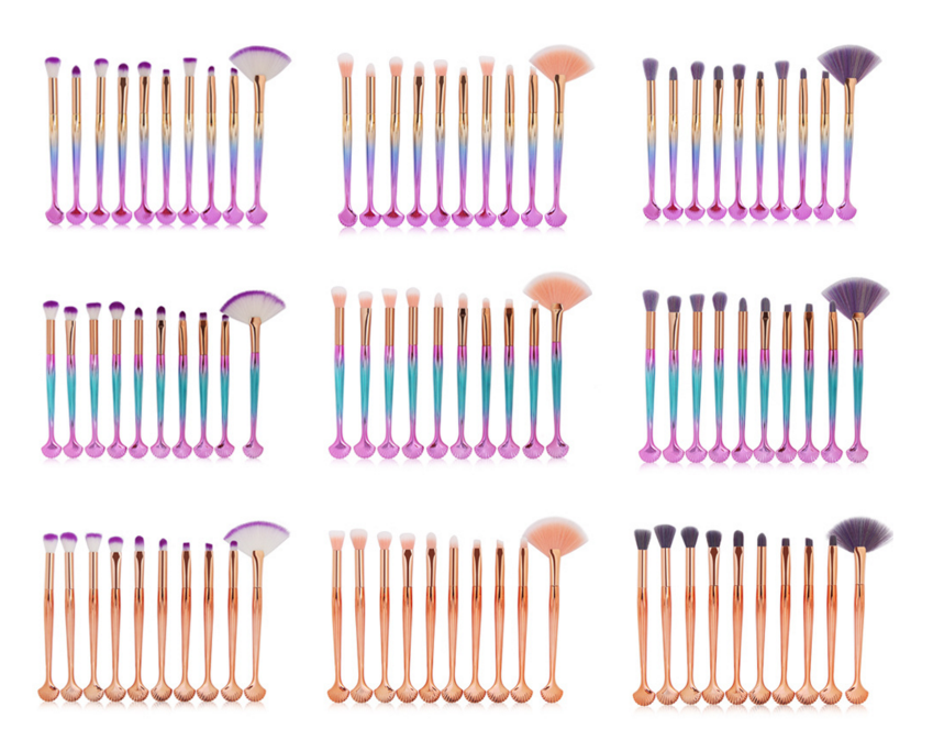Brillantes Meerjungfrauen Pinsel-Set – Bild 7 | LuxeStyle
