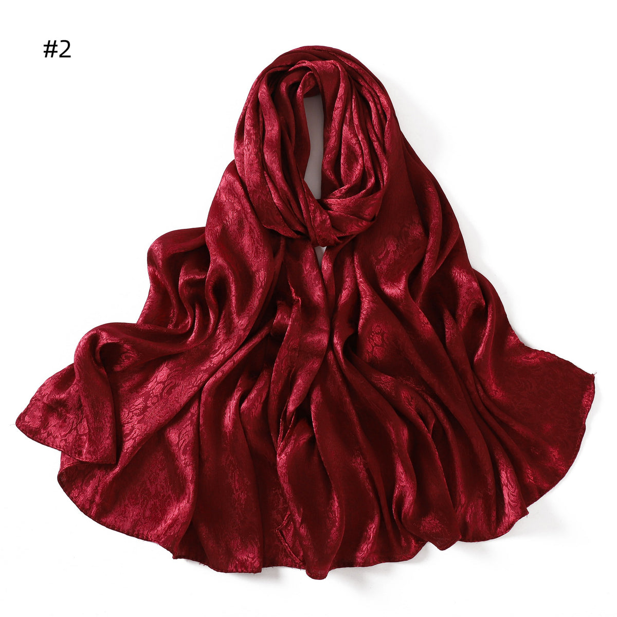 Satin Jacquard Kopftuch für Damen – Bild 15 | LuxeStyle
