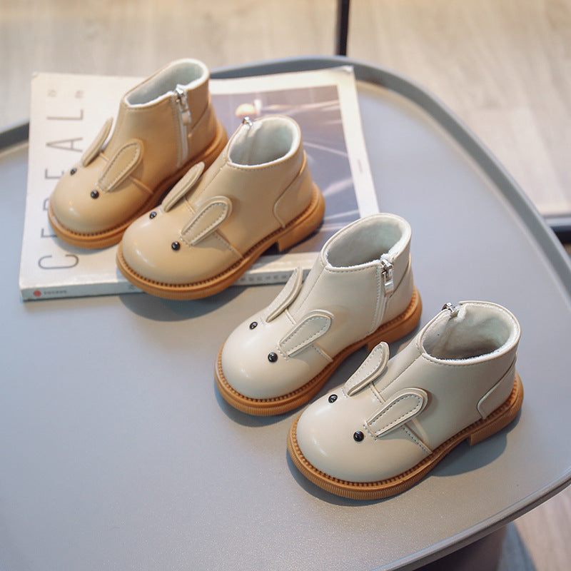 Weiche Herbst-Booties für Mädchen