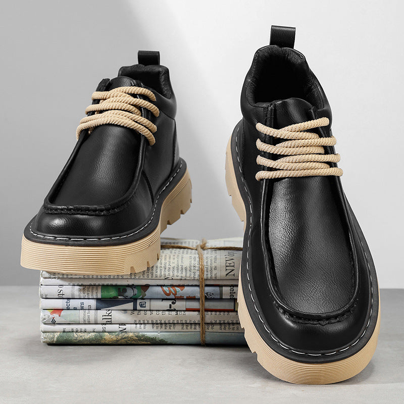 Retro Martin Plattform Arbeitsstiefel Herren – Bild 4 | LuxeStyle