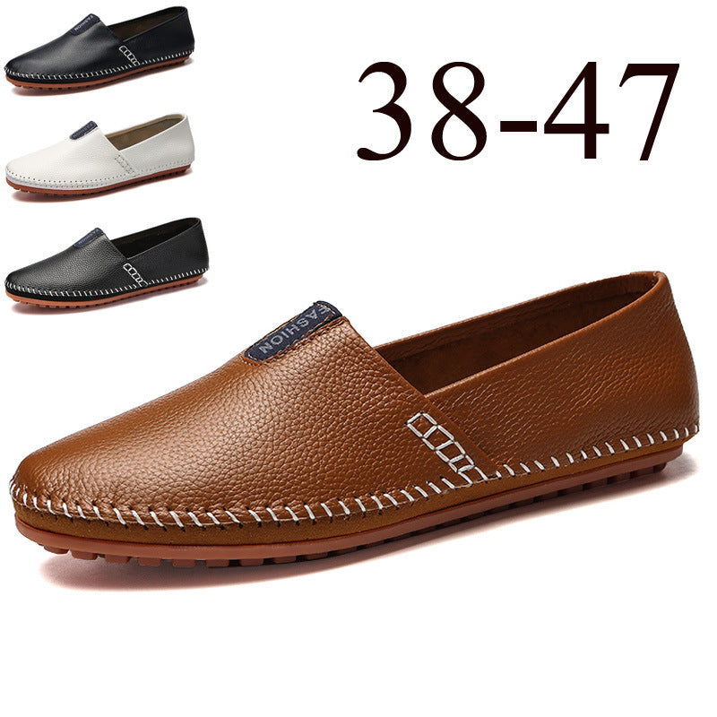 Rindsleder-Halbschuh Business Casual | LuxeStyle