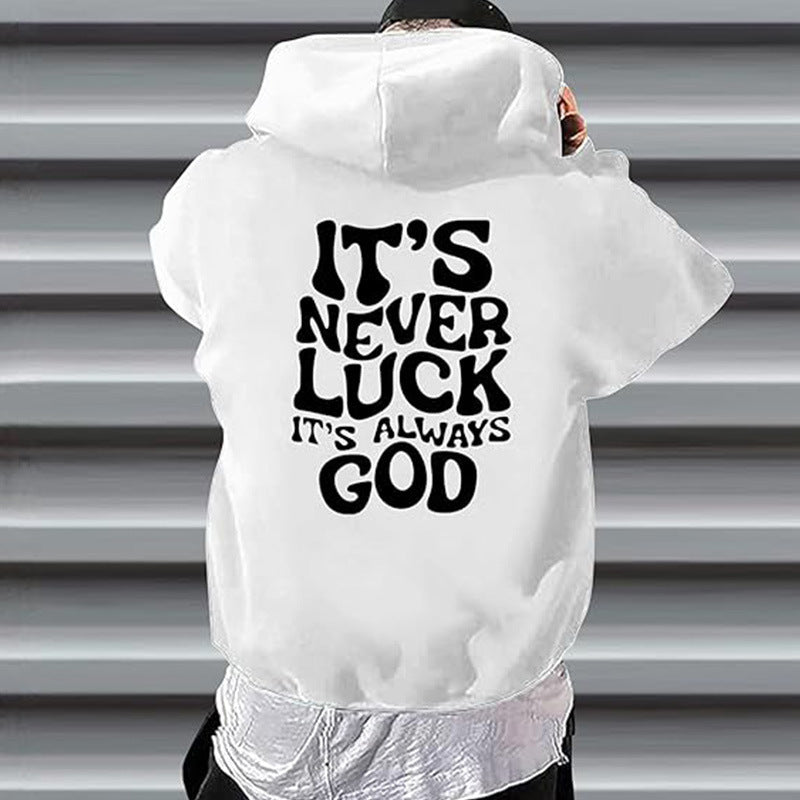 Bedruckter Hoodie für Herren