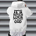 Bedruckter Hoodie für Herren