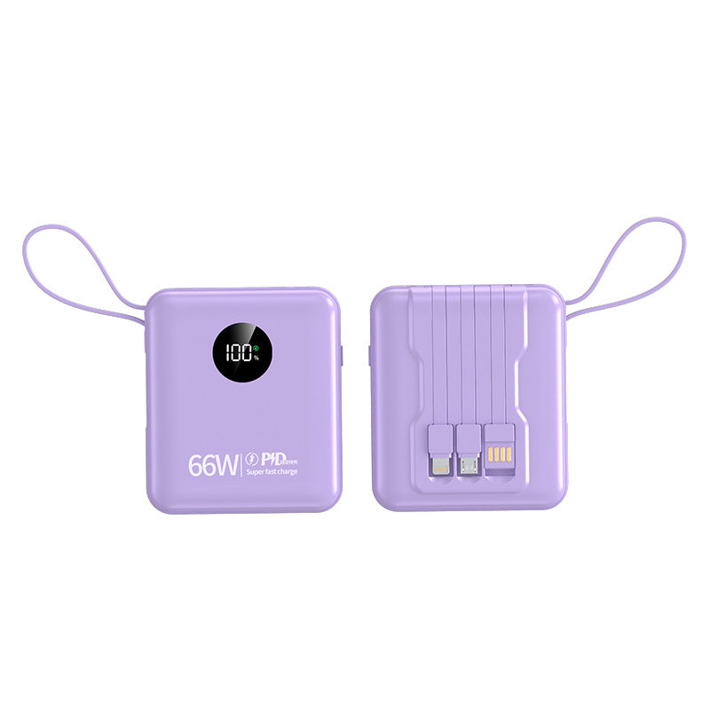 Powerbank 10000 mAh mit integriertem Kabel