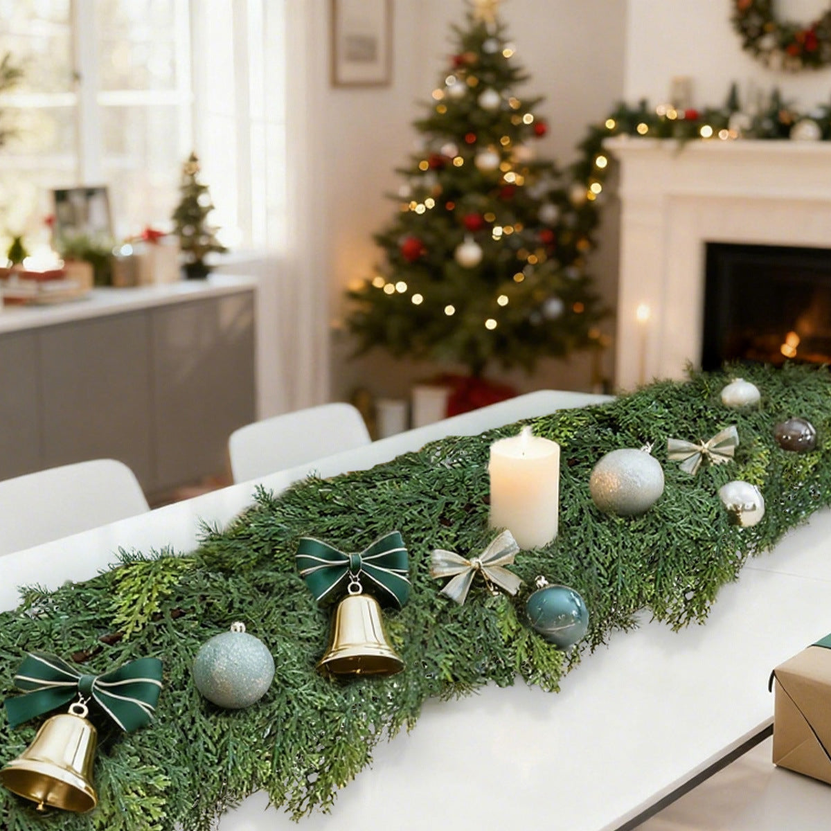 Weihnachtskranz aus Kiefernnadeln 50 cm – Bild 8 | LuxeStyle