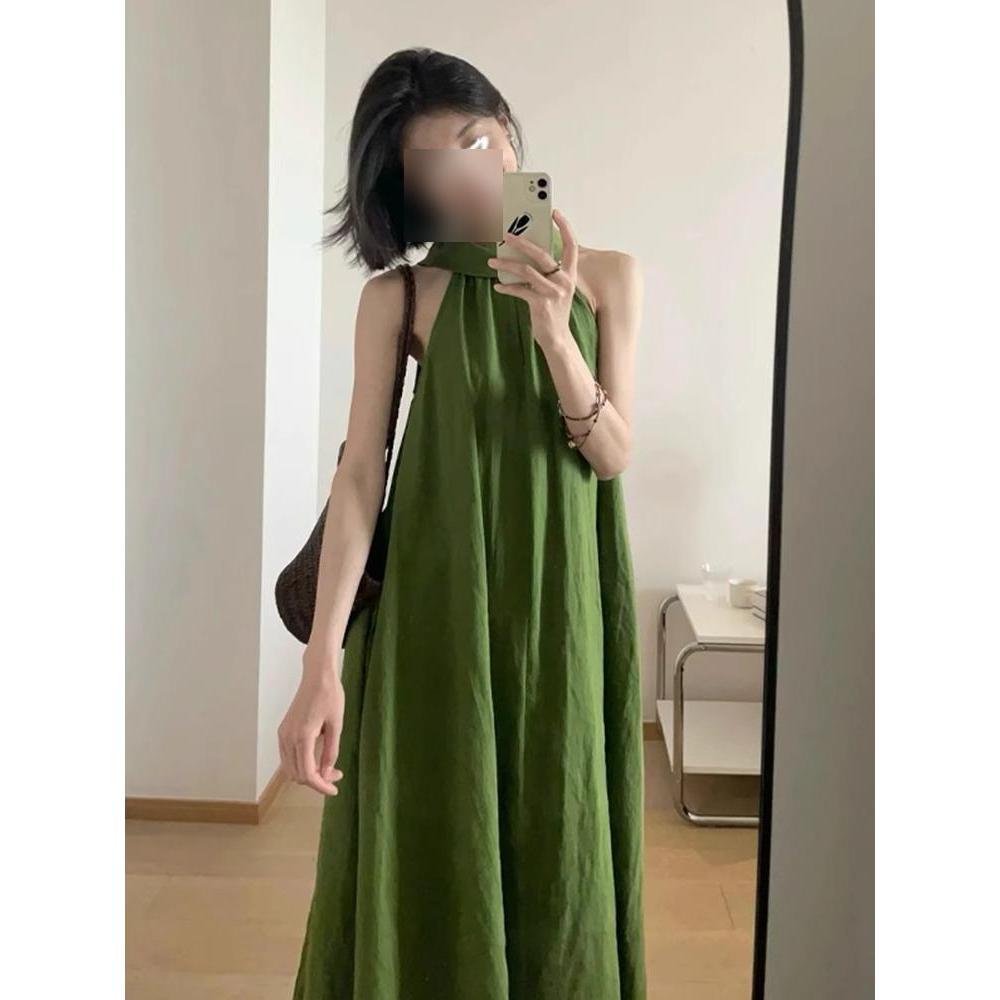 Halter-Oberteil Kleid