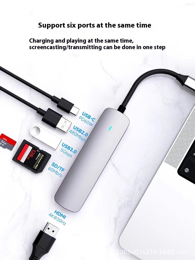 USB-C 7-in-1 Dock mit HDMI-Ausgang und Kabeltrennung – Bild 8 | LuxeStyle