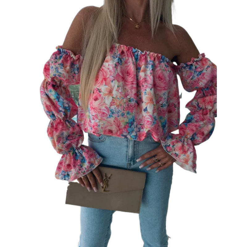 Elegantes Langarmshirt mit Taillenschnürung – Ansicht 2
