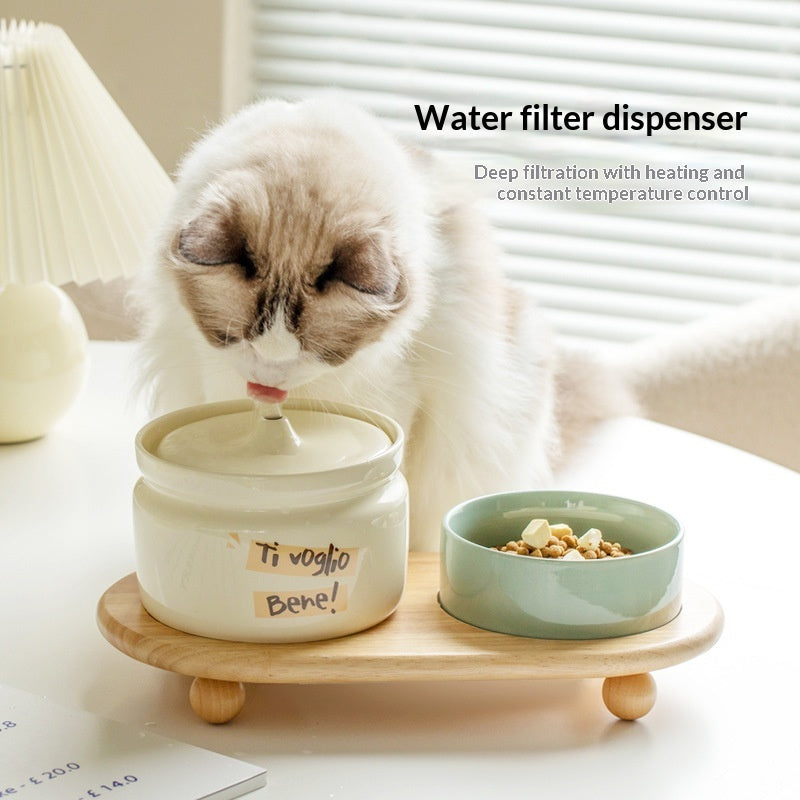 Katzen-Wasserautomat aus Keramik – 1 L – Bild 12 | LuxeStyle