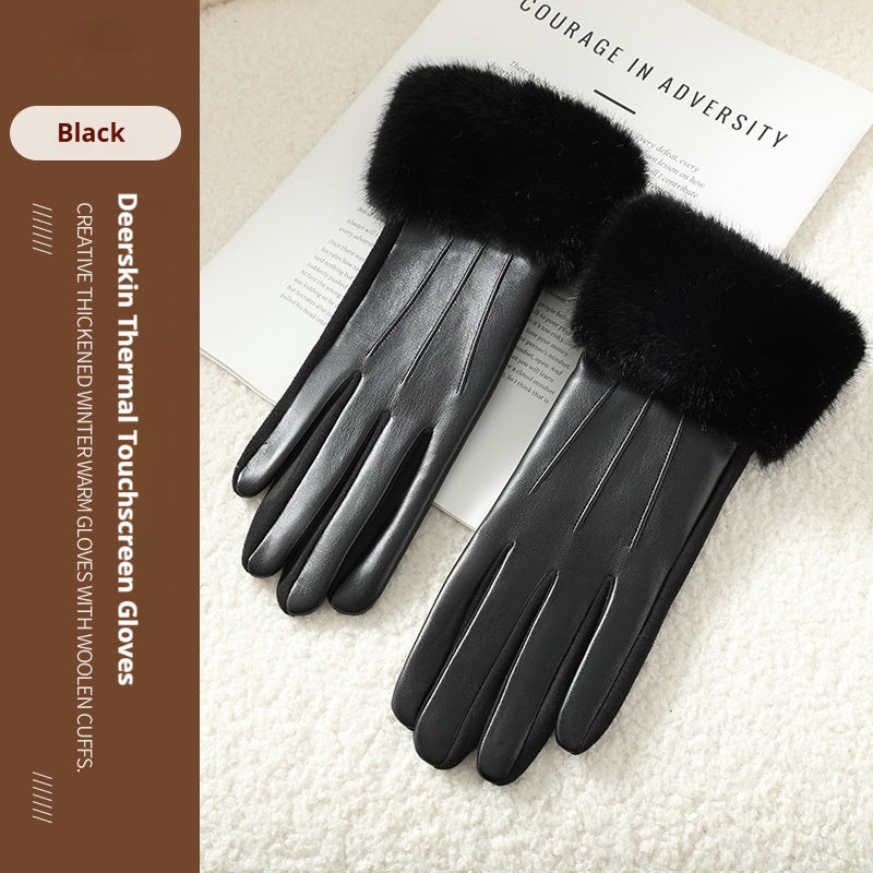 Warme, weiche Handschuhe für Damen