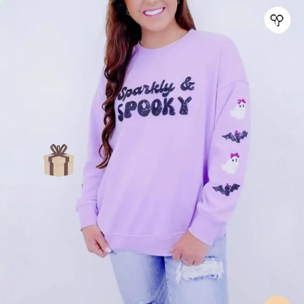 Pailletten-Hoodie für Damen