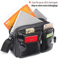 Echtes Leder Herren Schulter-Messenger Rucksack | LuxeStyle