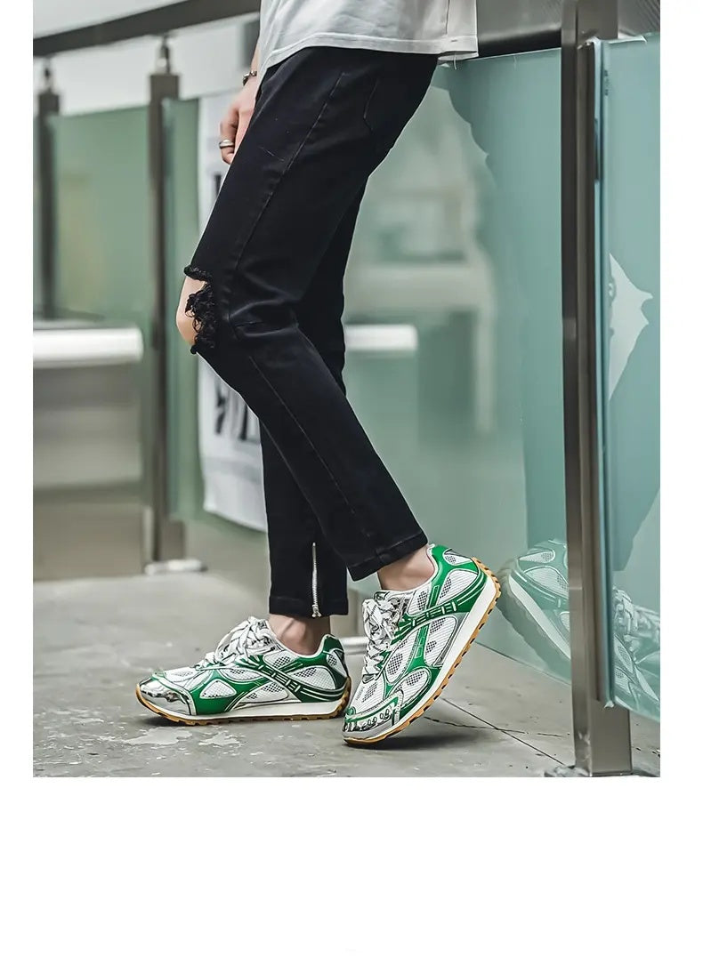 Atmungsaktive Sneaker mit rutschfester Sohle – Bild 5 | LuxeStyle