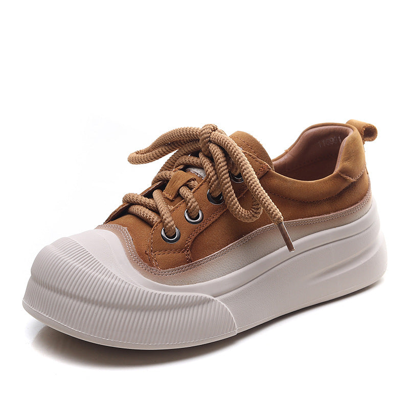 Lässige Cowhide-Schuhe