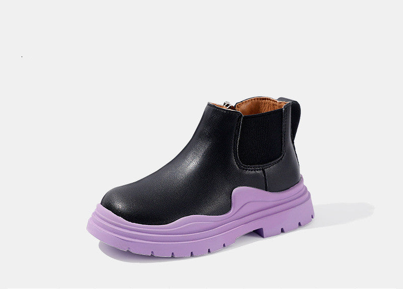 Kinder-Chelsea-Boots aus zweilagigem Rindsleder | LuxeStyle