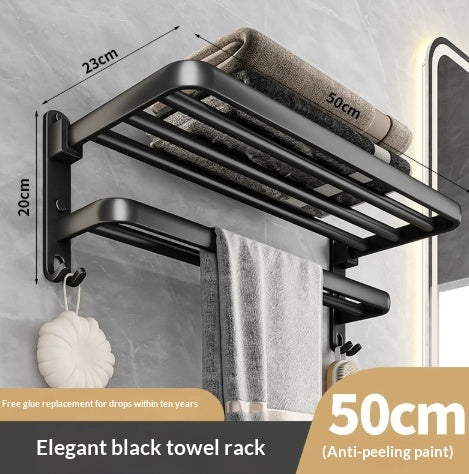 Wandmontiertes Badregal aus Aluminium
