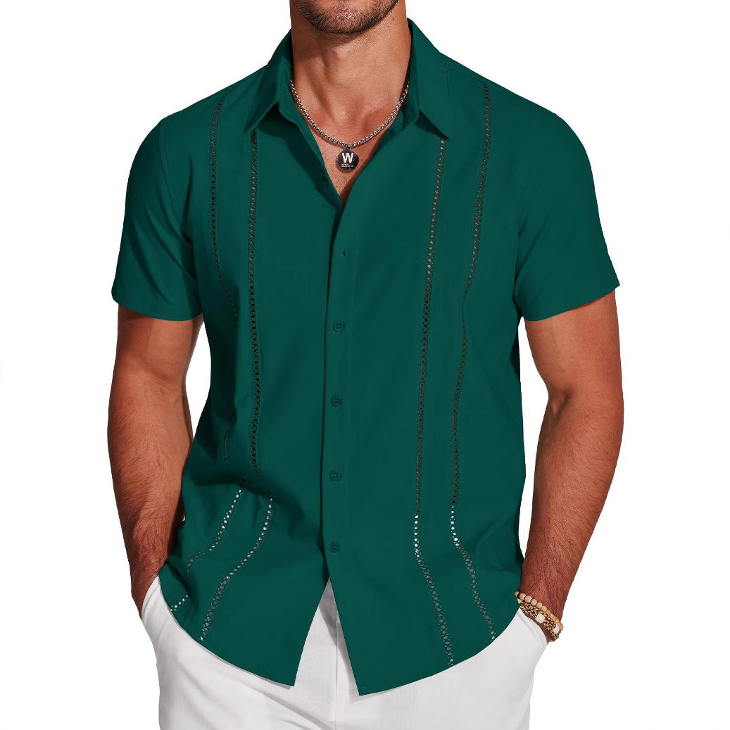 Hawaii Hemd aus Leinenmischung für Herren | LuxeStyle