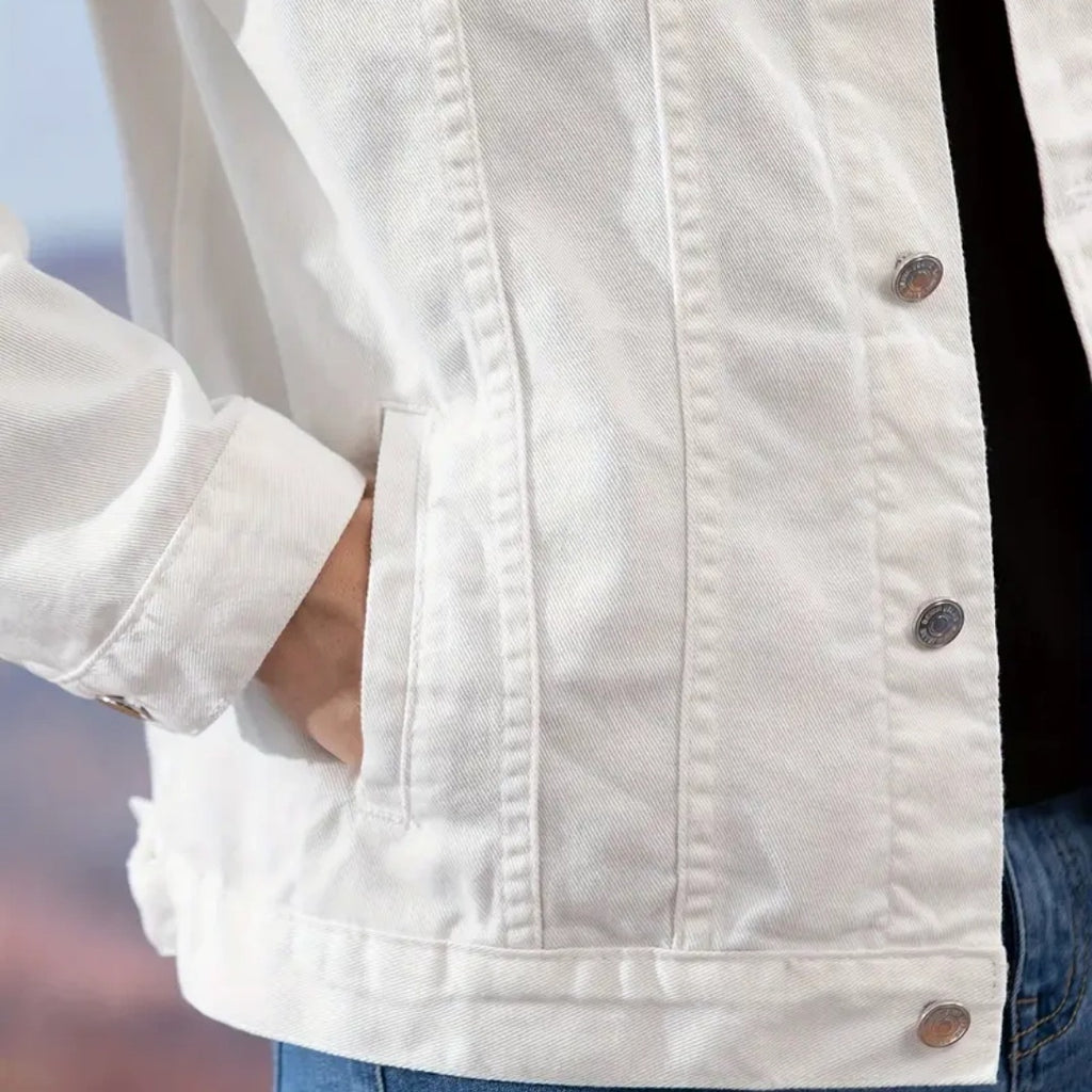 Gut sitzende Jeansjacke für Herren – Y034S – Ansicht 4