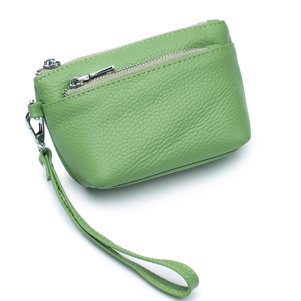 Kuhleder-Clutch mit Reissverschluss – Bild 2 | LuxeStyle