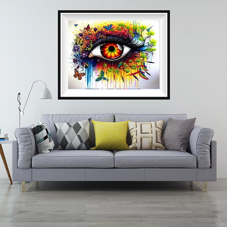 Fantasy-Auge Diamond Painting (70x50 cm)