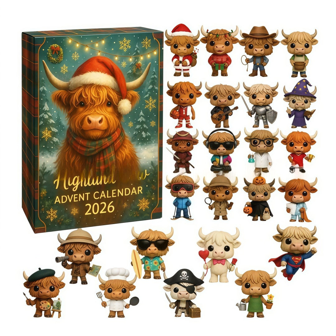 3D Highland Cow Adventskalender – Bild 7 | LuxeStyle