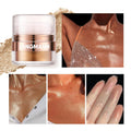 Glitzerndes Highlight Puder für Gesicht & Körper