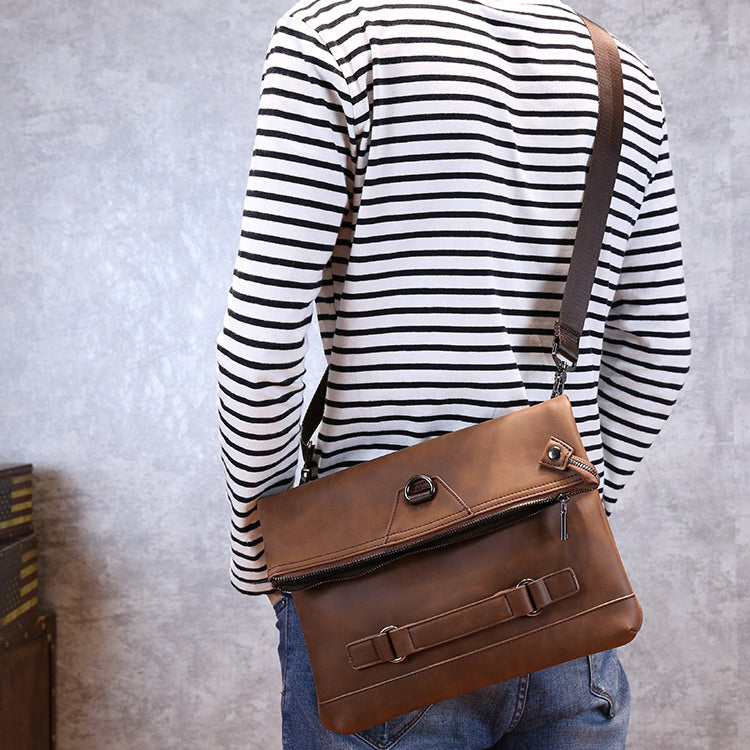 Herren-Clutch aus PU-Leder | LuxeStyle