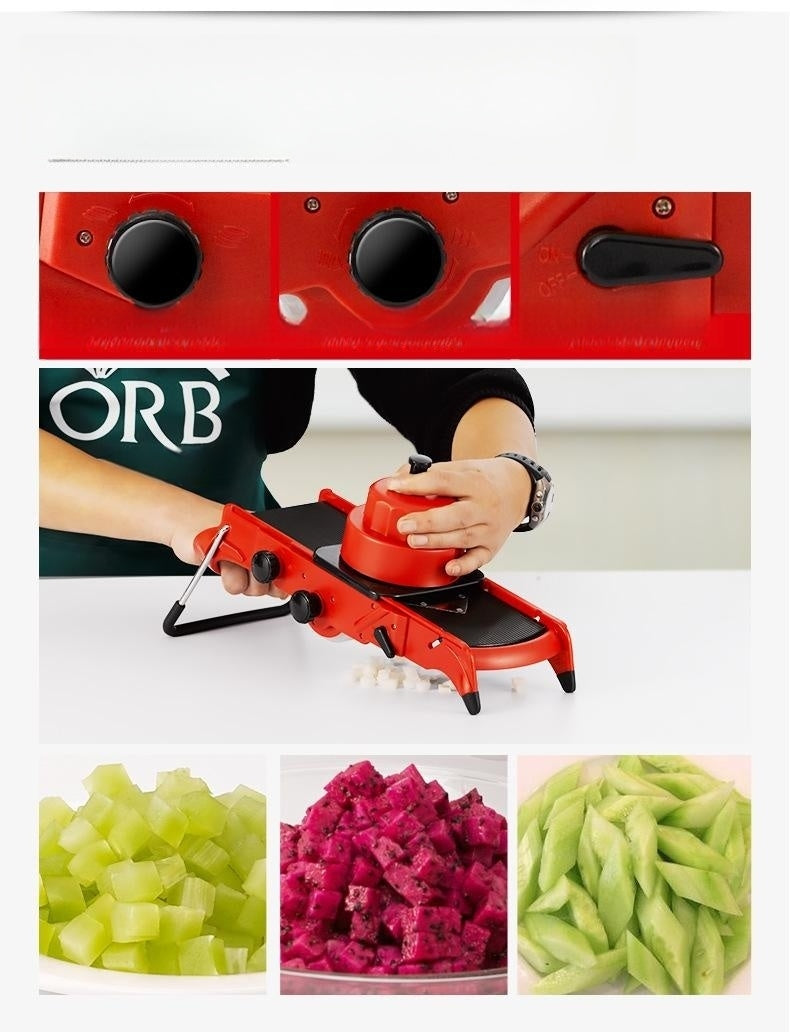 Manueller Multifunktions-Gemüseschneider – Bild 5 | LuxeStyle
