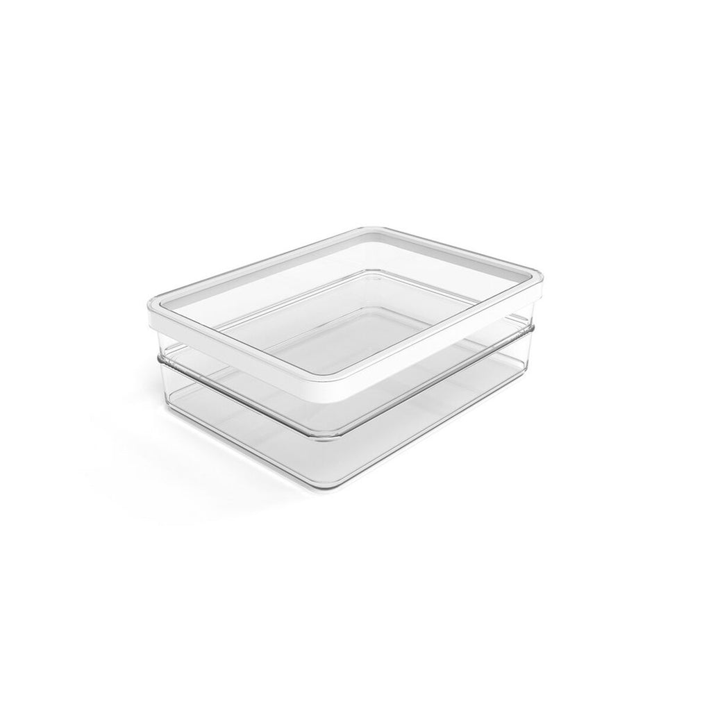 Lebensmittelbehälter Rotho Rondo Loft Weiss Durchsichtig 850 ml