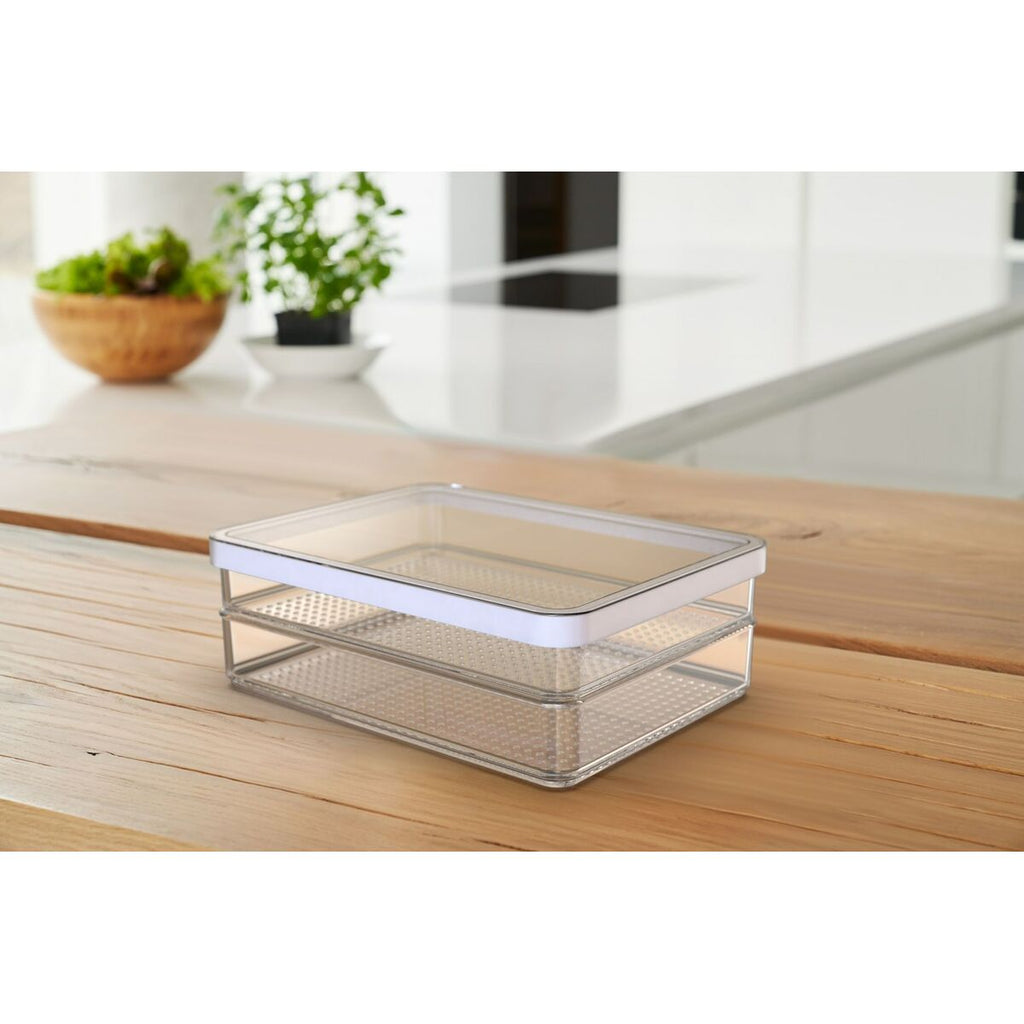 Lebensmittelbehälter Rotho Rondo Loft Weiss Durchsichtig 850 ml