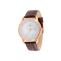 Pierre Cardin Herrenuhr Roségold Leder