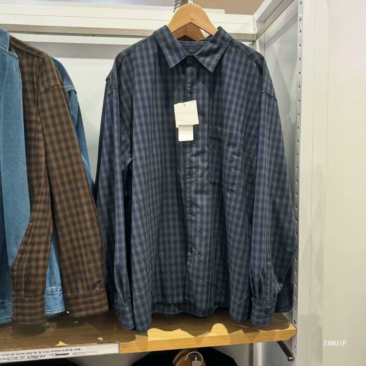 Männerlangärmeliges Shirt im Freizeitstil – Bild 3 | LuxeStyle