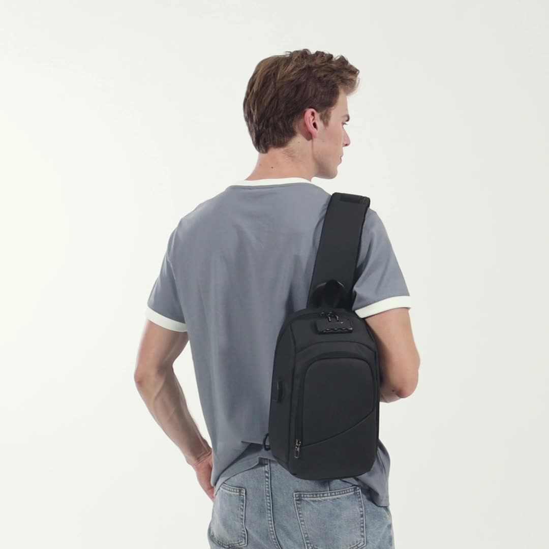 Einarmiger Crossbody-Rucksack – Bild 4 | LuxeStyle