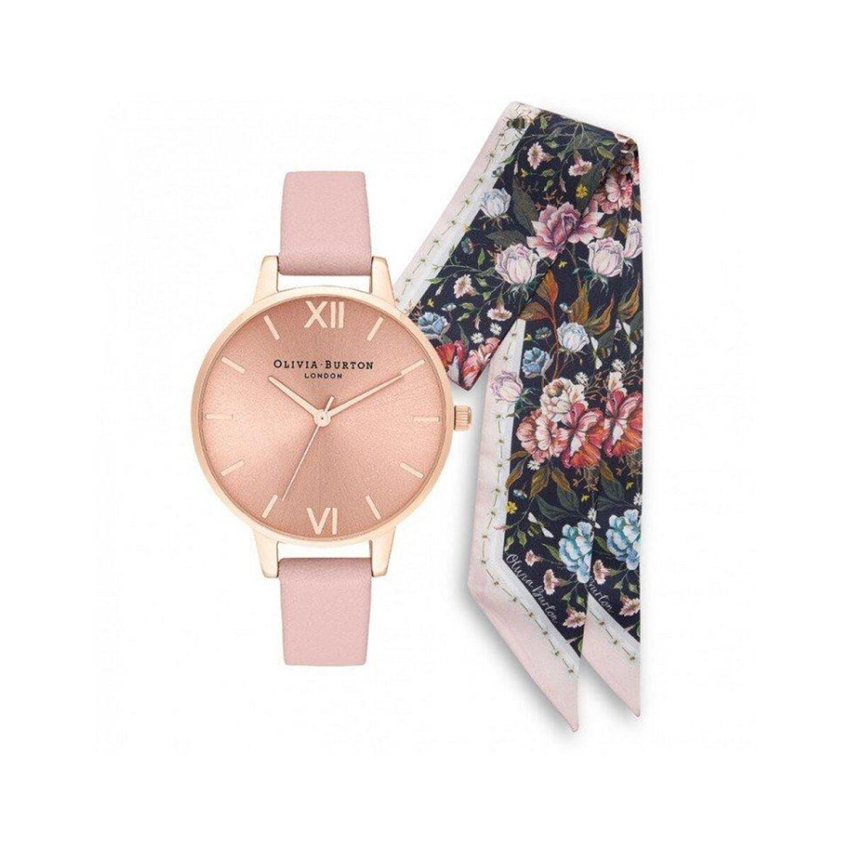 Olivia Burton Damenuhr floral Roségold
