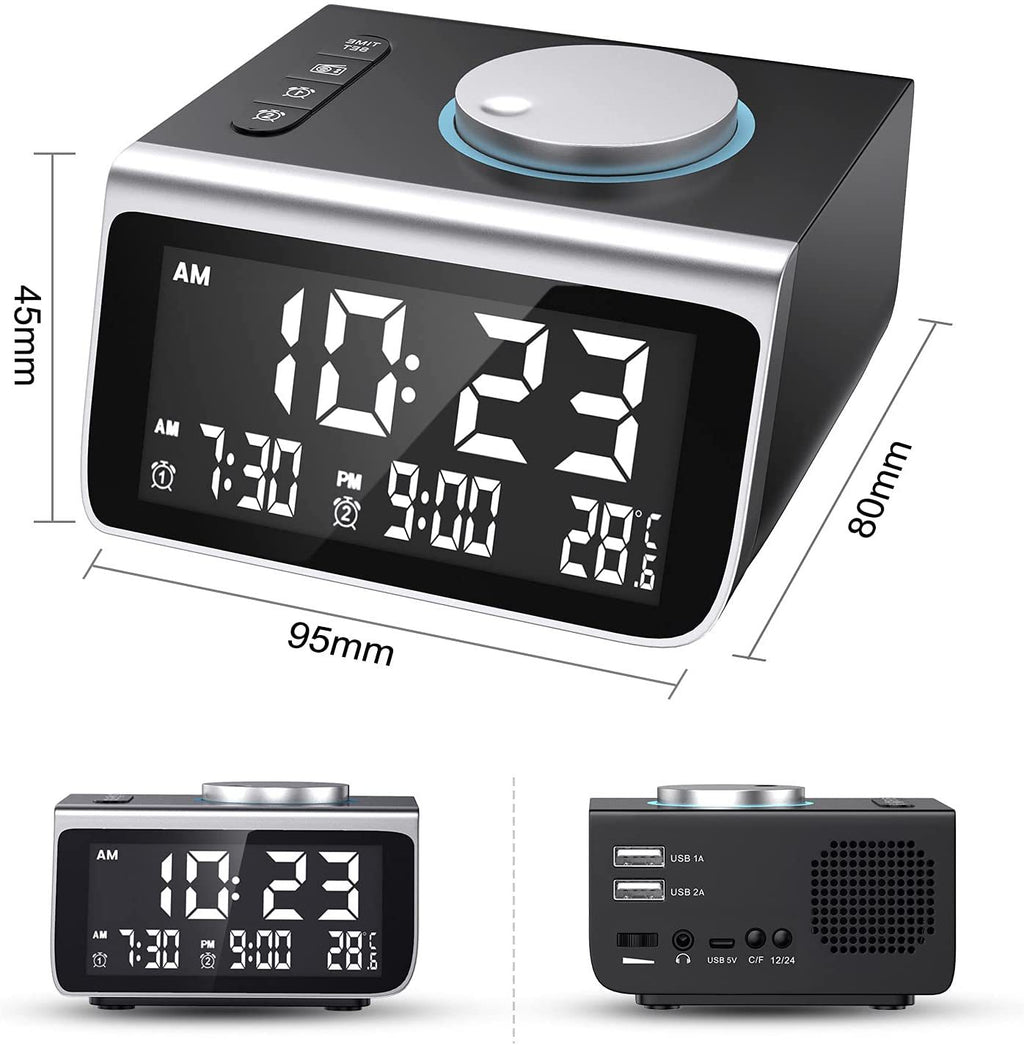 Digitaler Radiowecker mit USB-Ladeanschluss – Bild 6 | LuxeStyle
