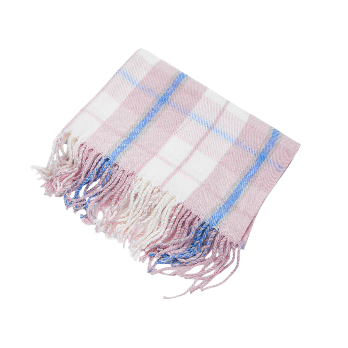 Taschenschal mit grossem Karomuster – Bild 2 | LuxeStyle