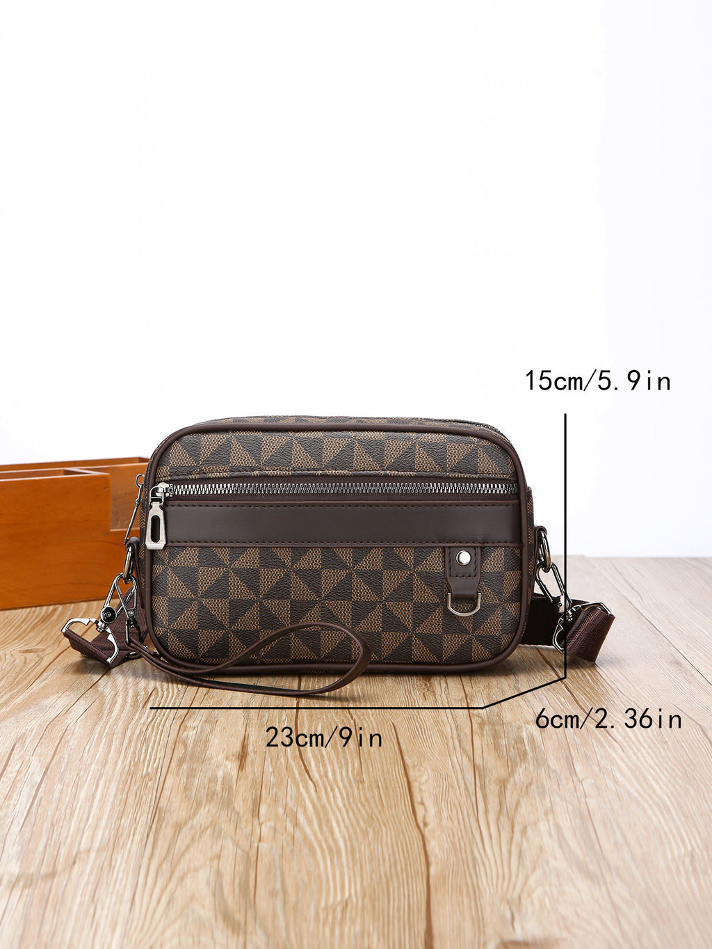 Grosses Schulter-Umhänge-Boardbag für Herren – Bild 7 | LuxeStyle