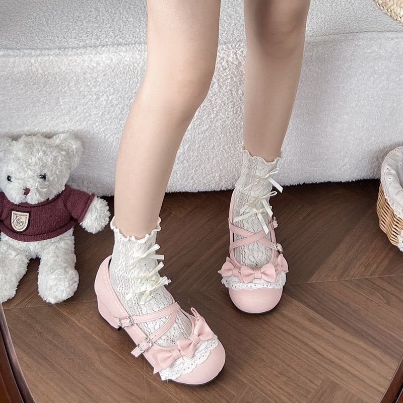 Königlich zarte Lolita-Mary Jane Schuhe