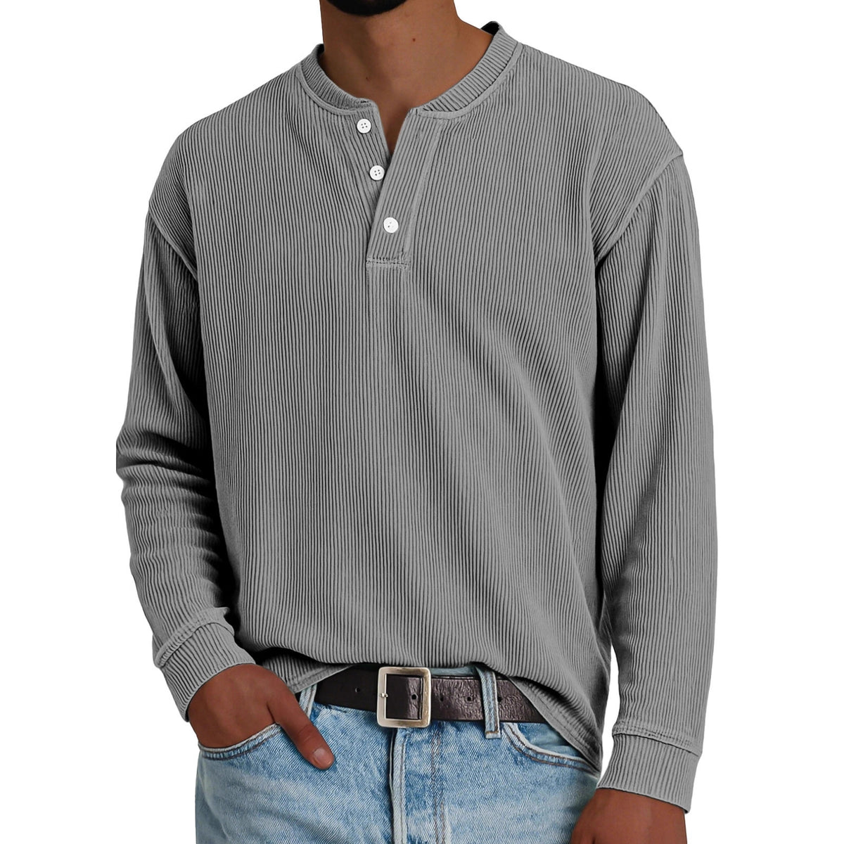 Langarm-Pullover aus Baumwolle – Bild 10 | LuxeStyle