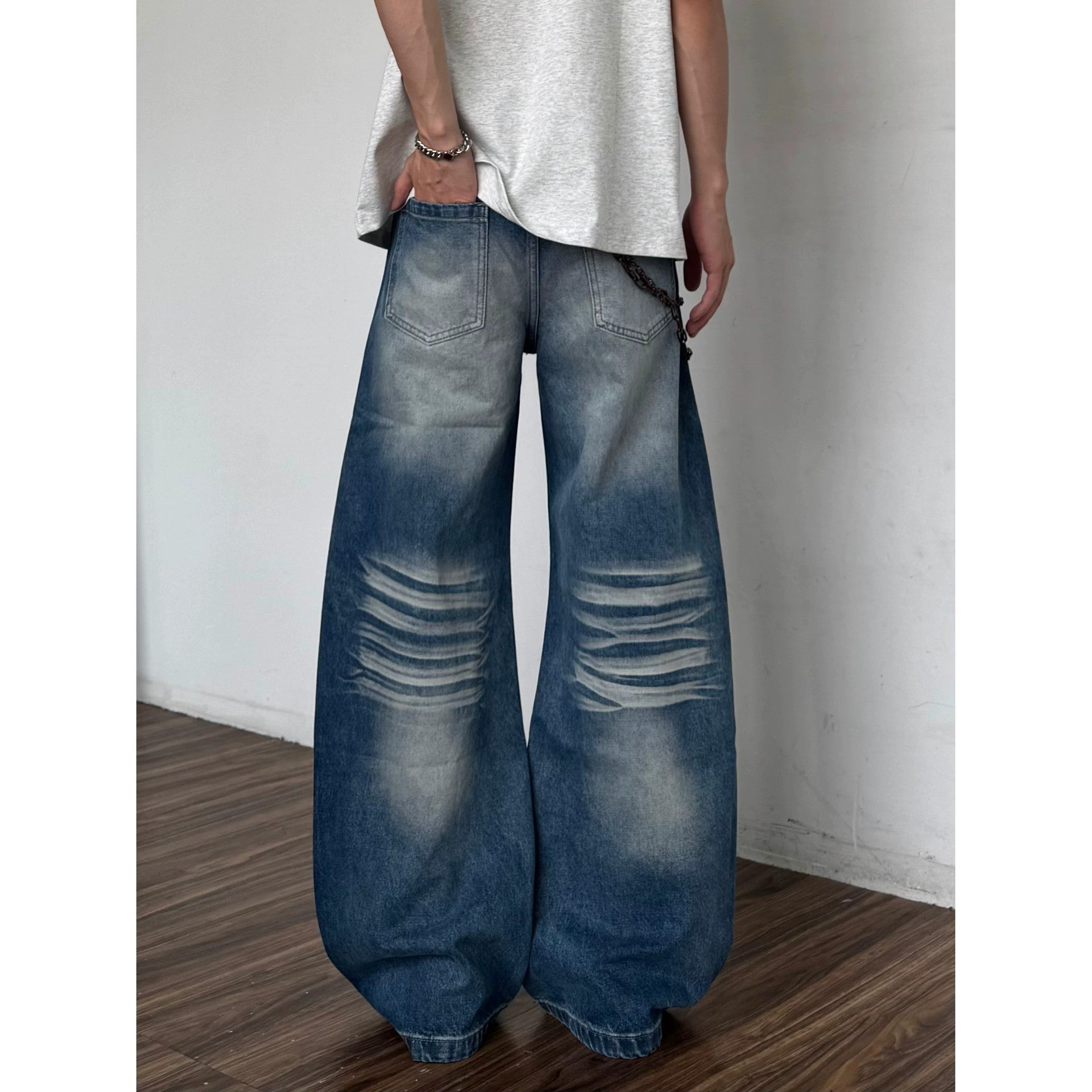 Retro Bootcut Jeans für Herren